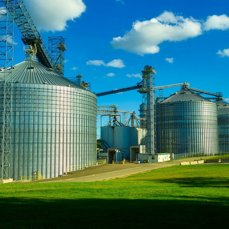 Elevator and warehouses